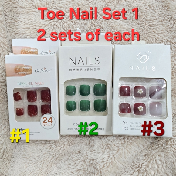 Press Ons for Your Toes, Mix & Match, 3/$10 - Picture 2 of 3